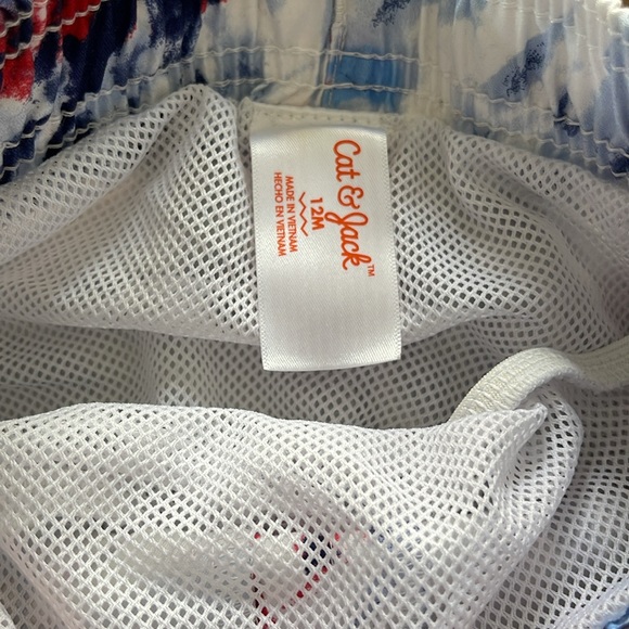 12M Cat & Jack Swim Trunks - Picture 3 of 4